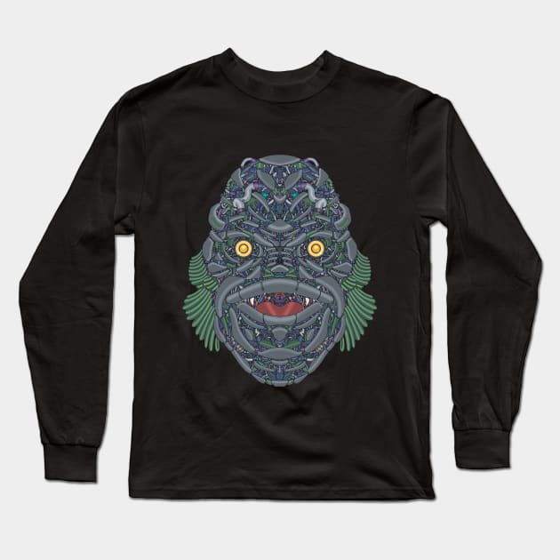 Mecha Soul Gillman 02 Long Sleeve T-Shirt by Houerd